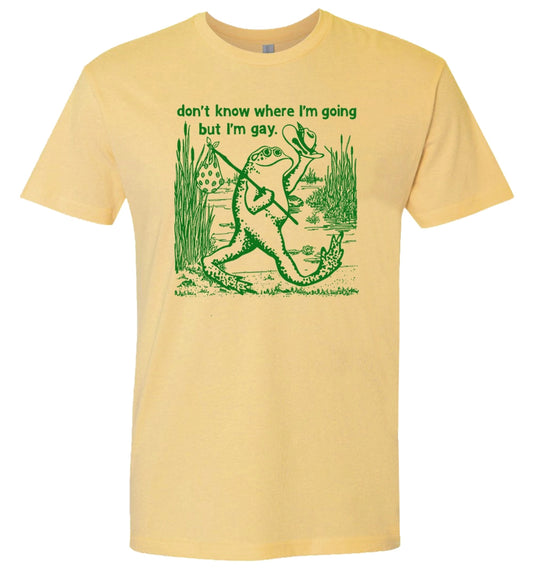 Gay Frog Retro Graphic Tee