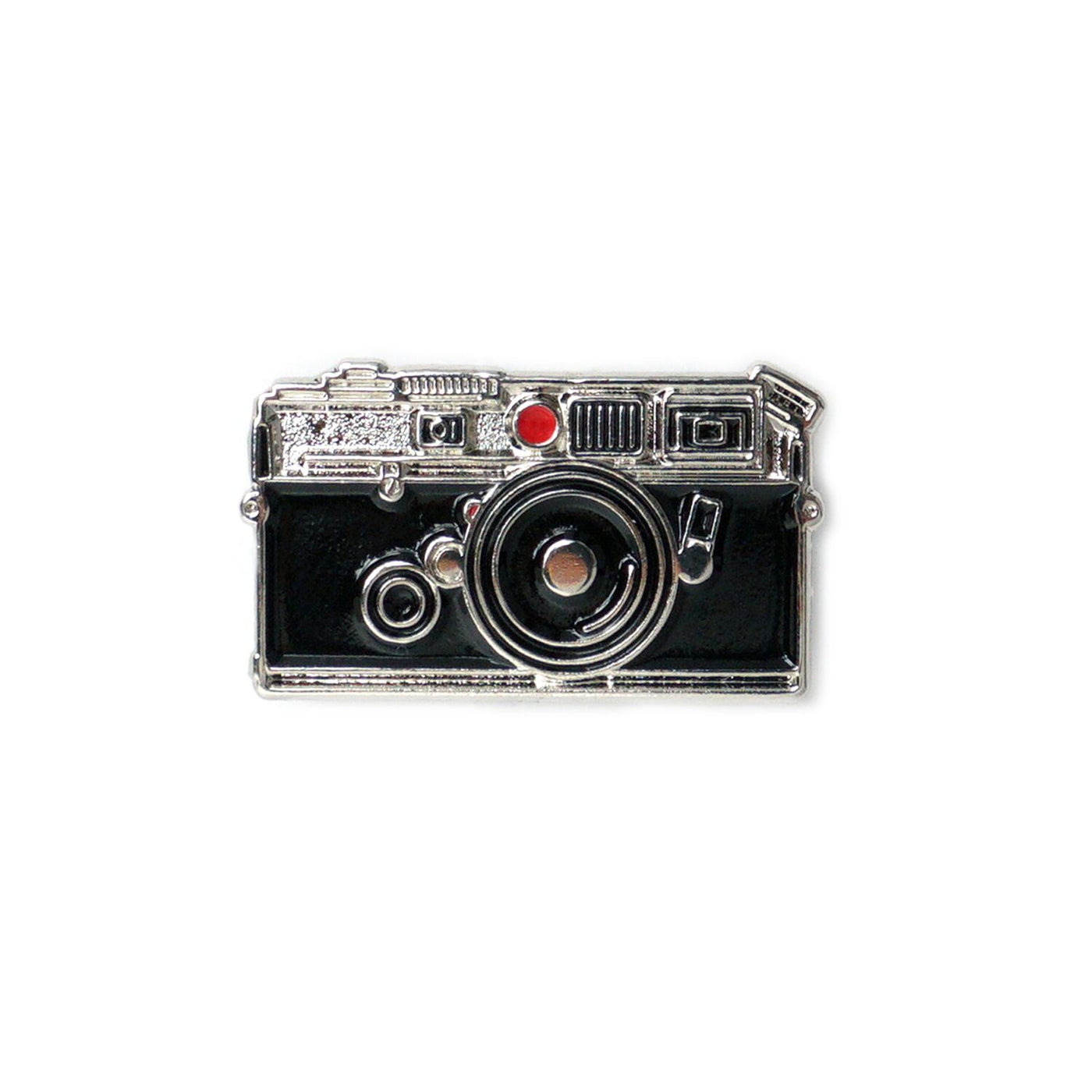 M6 Camera Enamel Pin with Rubber Backer