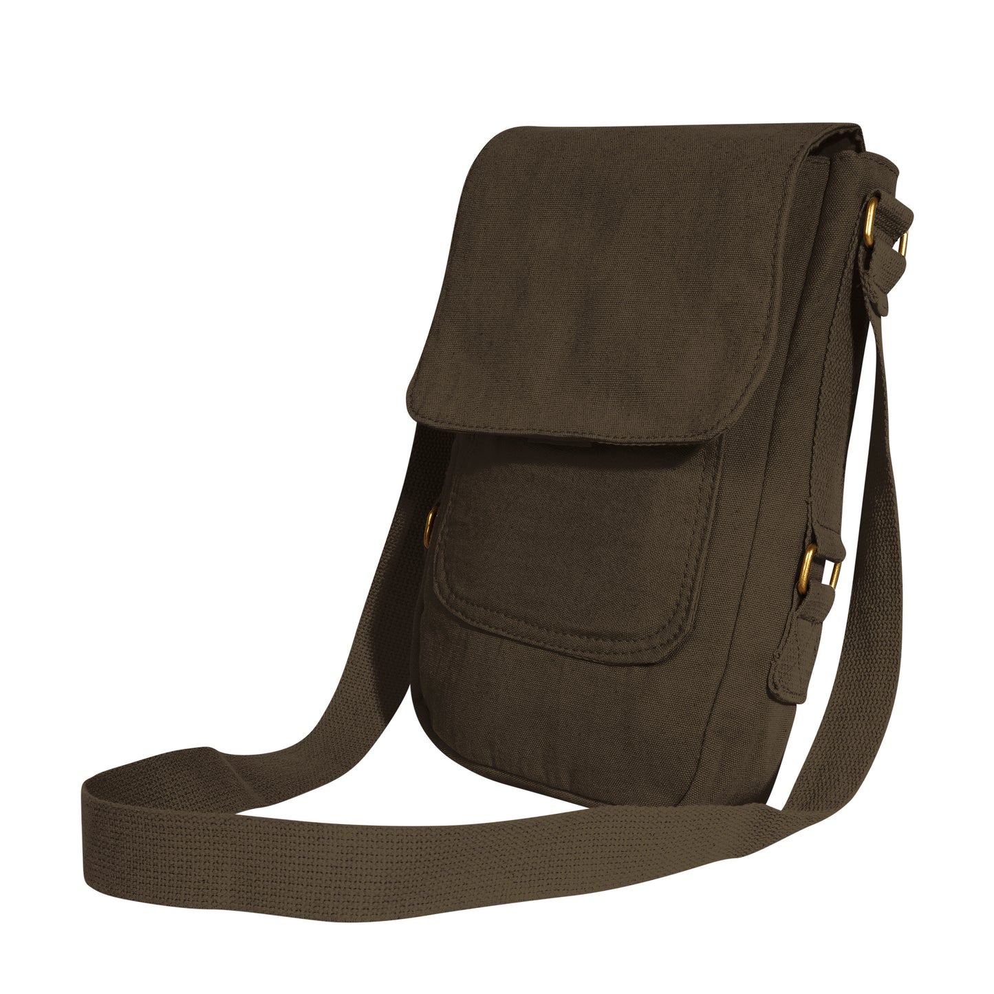 Vintage Look Canvas Tech Bag
