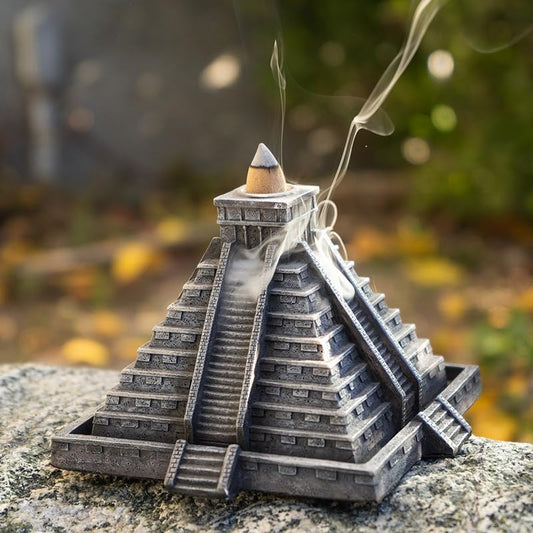 Aztec Temple Backflow Incense Burner