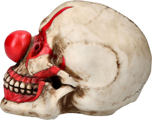 Clown Skull Statue