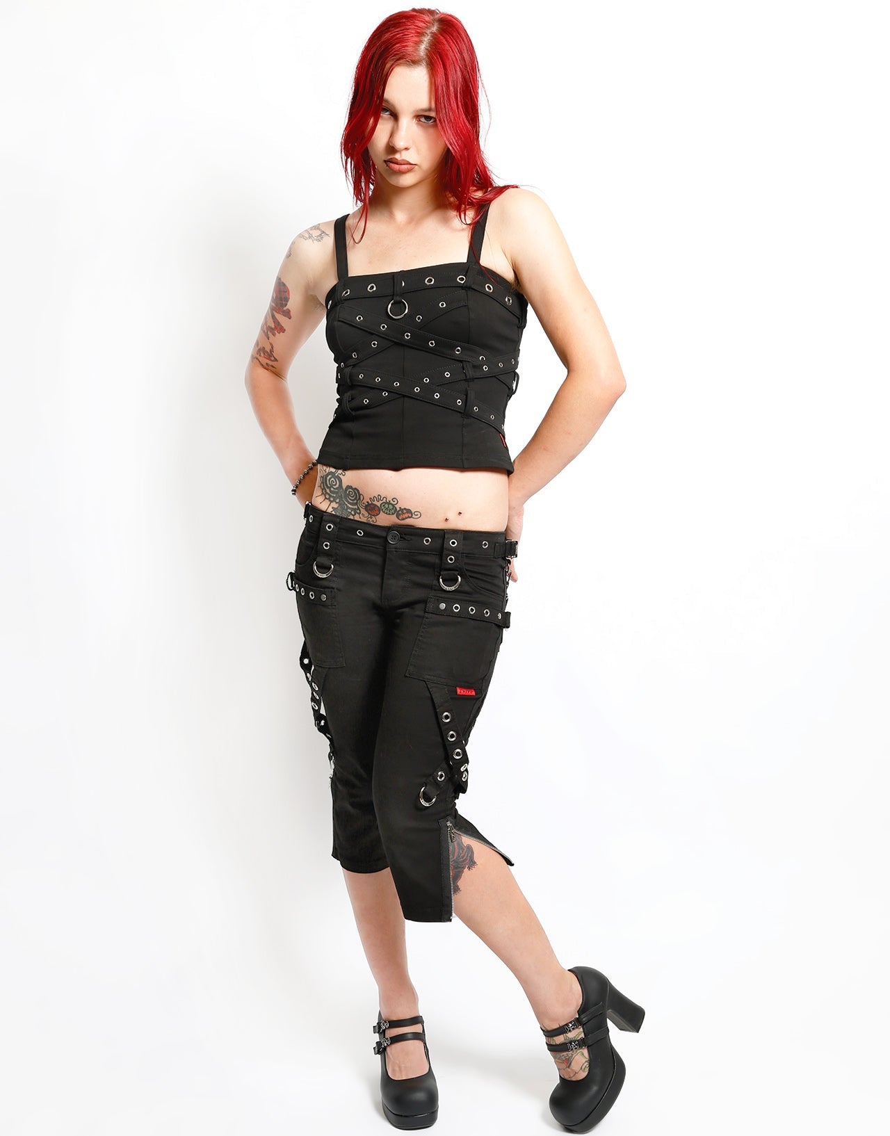 TRIPP NYC Criss Cross O-Ring Corset