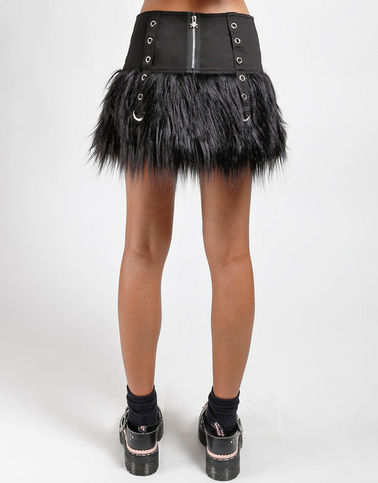 Tripp NYC Furtastic Pleated Skirt
