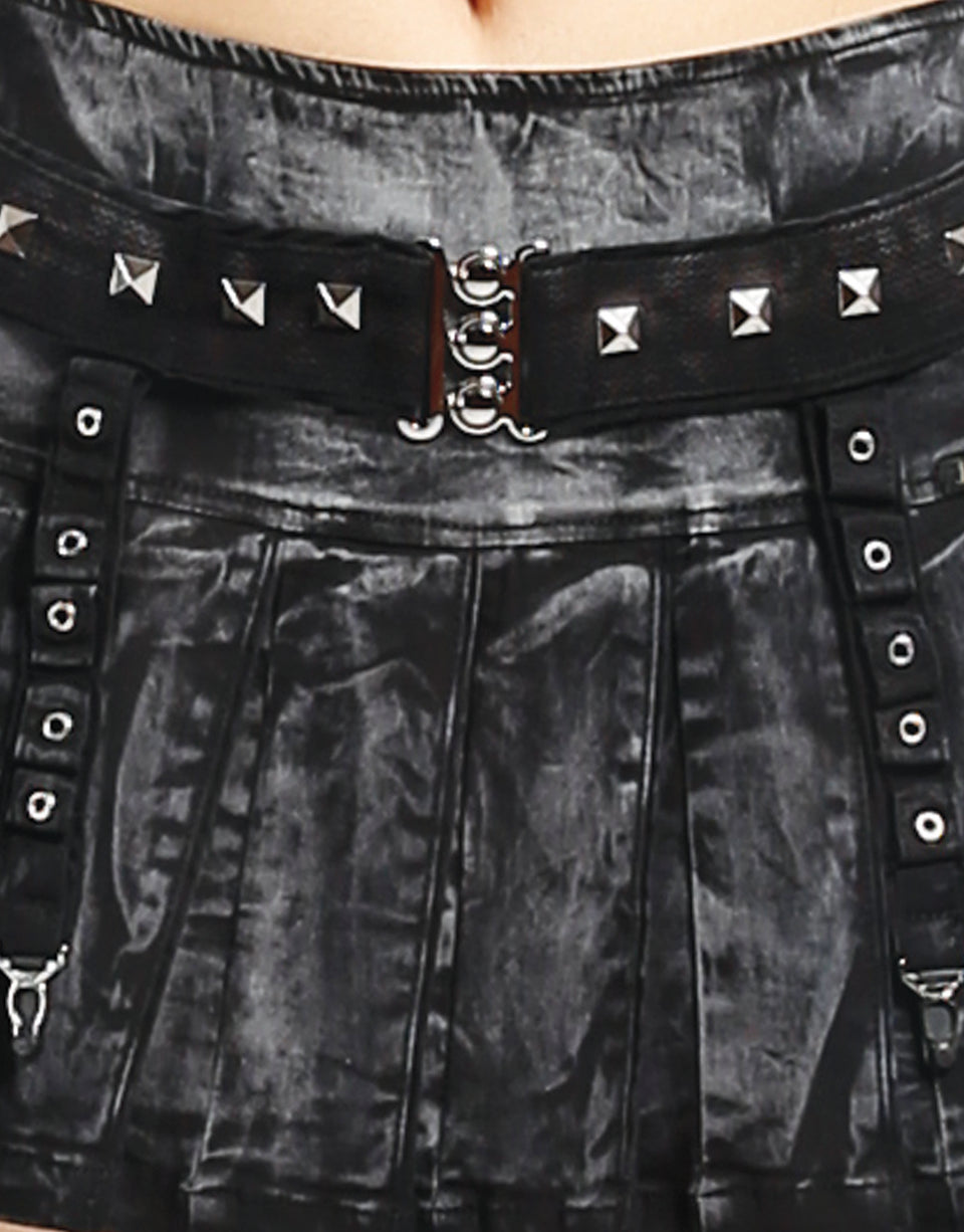 Tripp NYC Peace Pleated Skirt