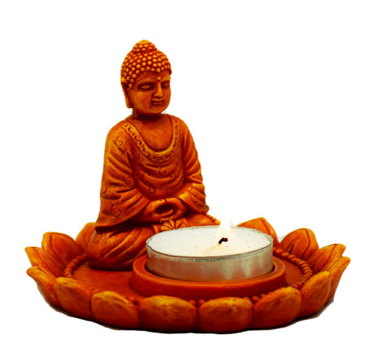 Buddha Incense + Tea Light Candle Holder
