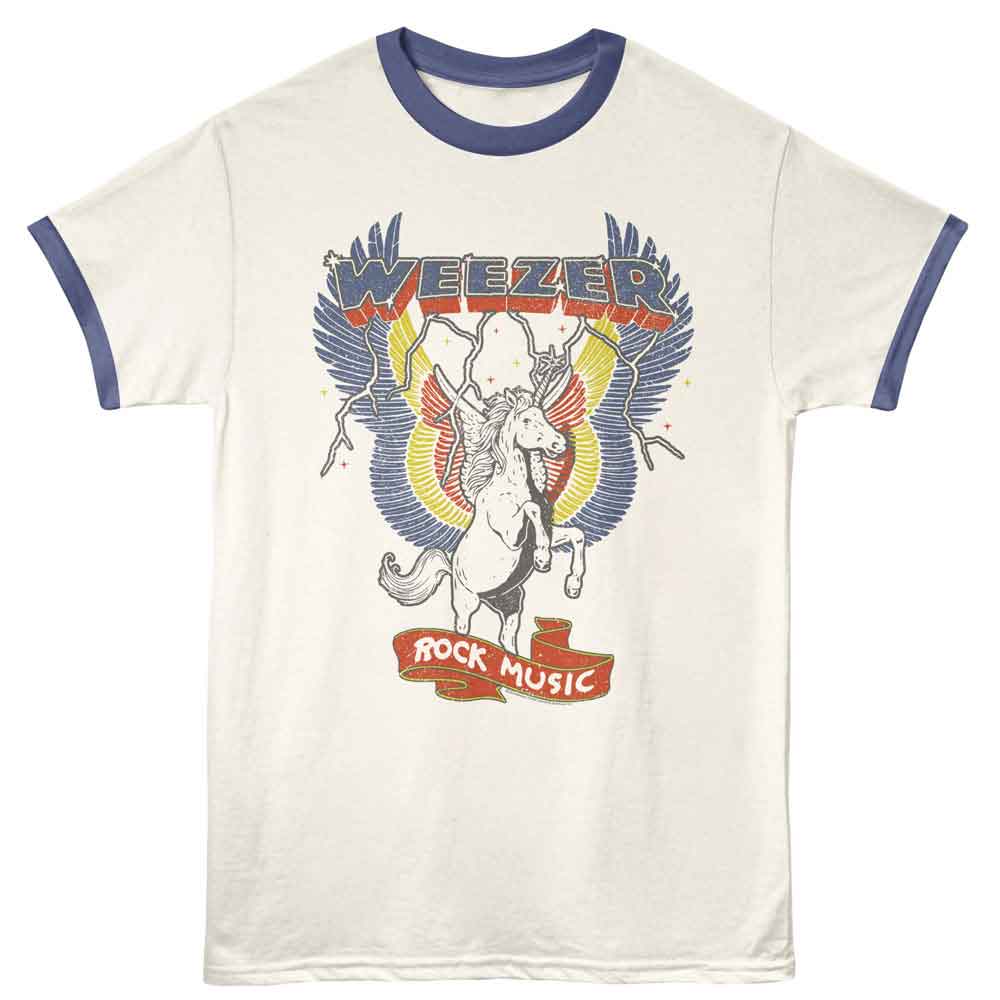 Weezer Pegasus Ringer Tee