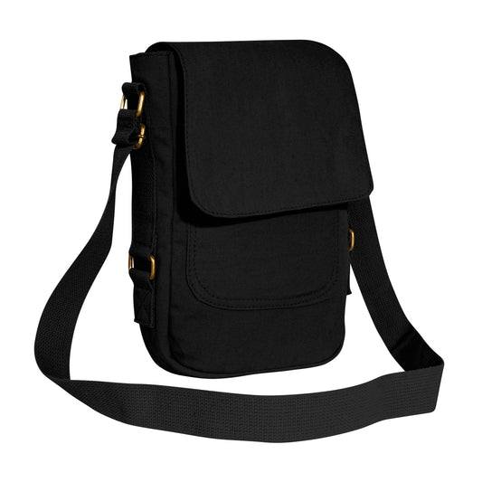 Vintage Look Canvas Tech Bag