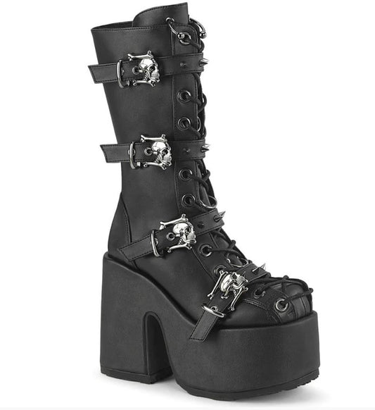 Demonia Camel-115 Platform Boots