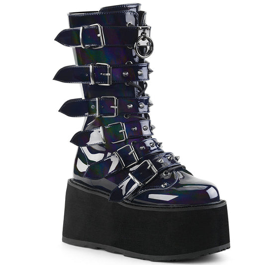 Demonia Damned-225 Hologram Boots