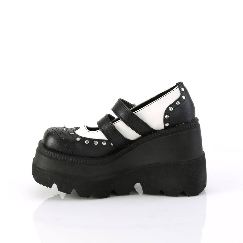 Demonia Shaker-27 Platform Mary Janes