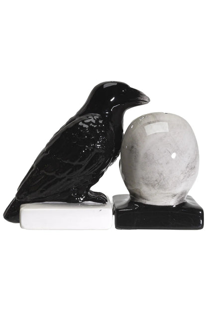 Quoth The Raven Salt + Pepper Shaker