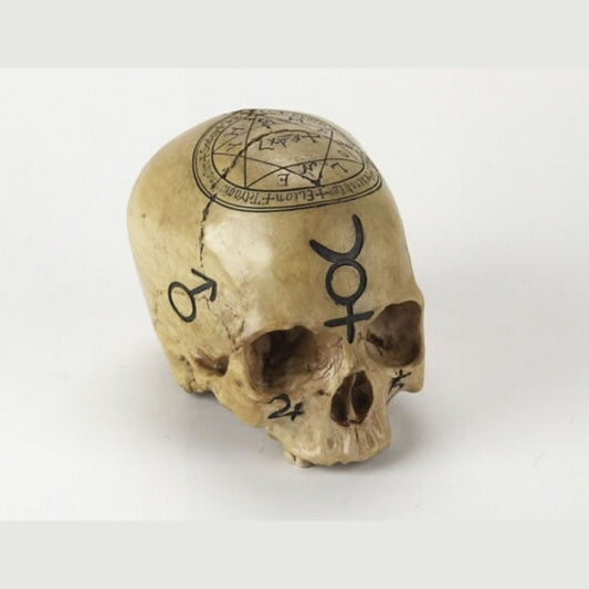 Pentagram Skull Statue