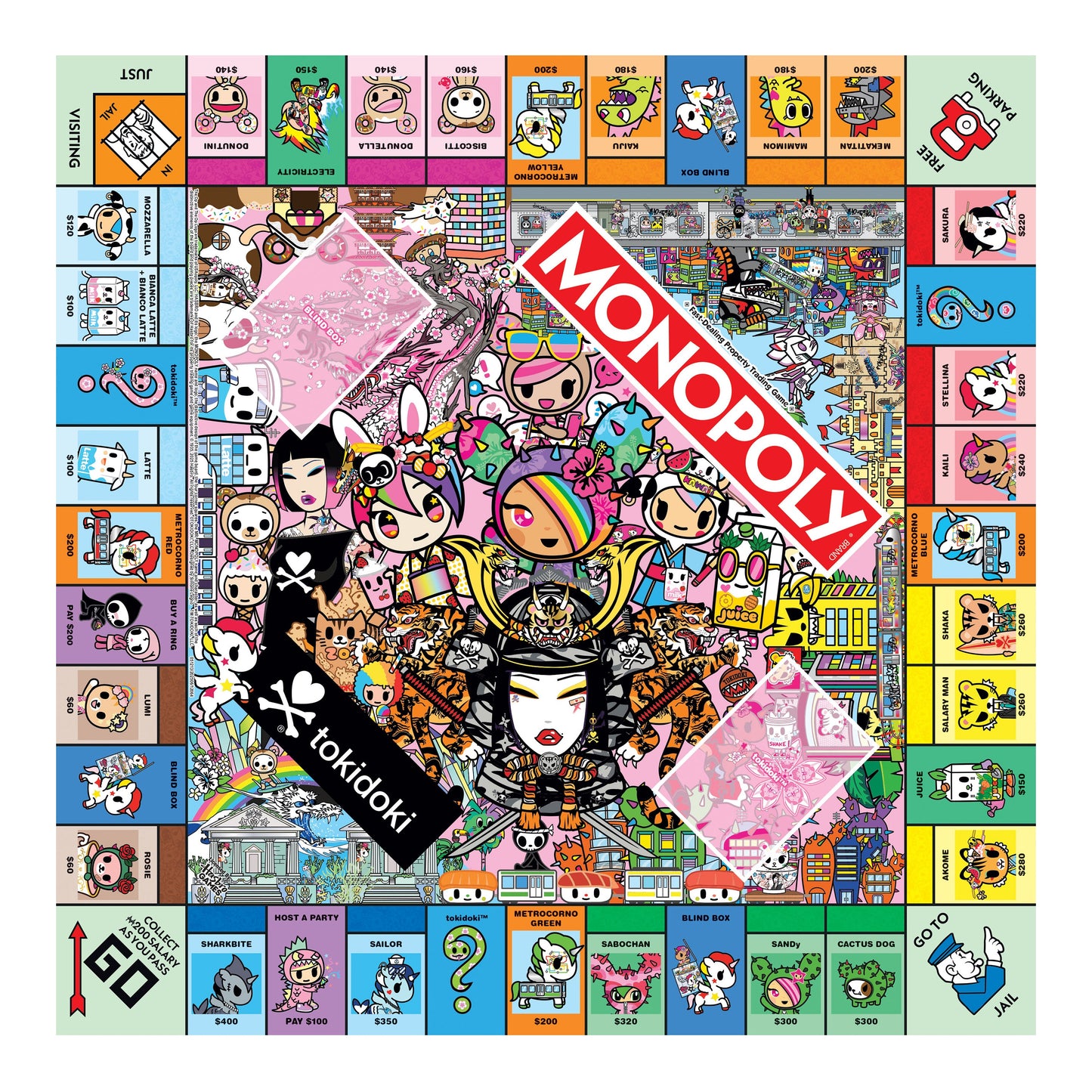 Tokidoki Monopoly