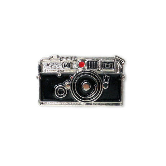 M6 Camera Enamel Pin with Rubber Backer