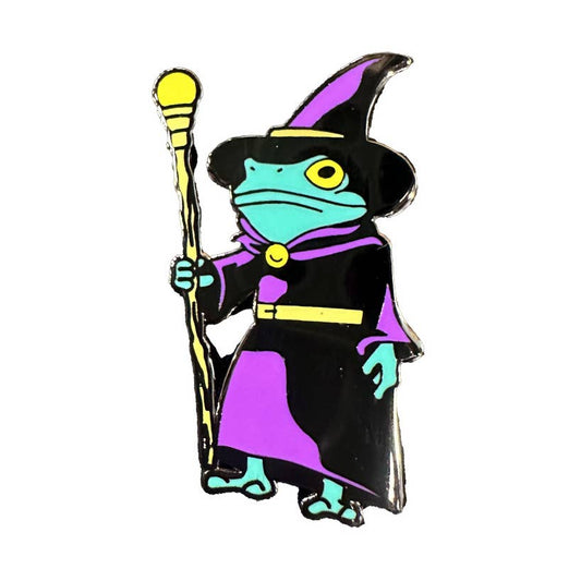 Frog Mage Enamel Pin