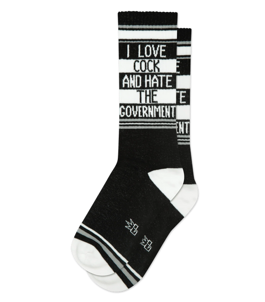 I Love Cock and Hate The Government Gym Socks