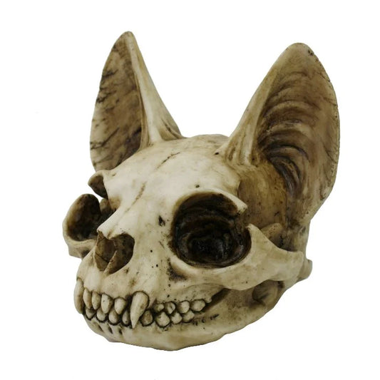Bastet Skull Statue