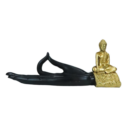 Golden Buddha Hand Incense Burner