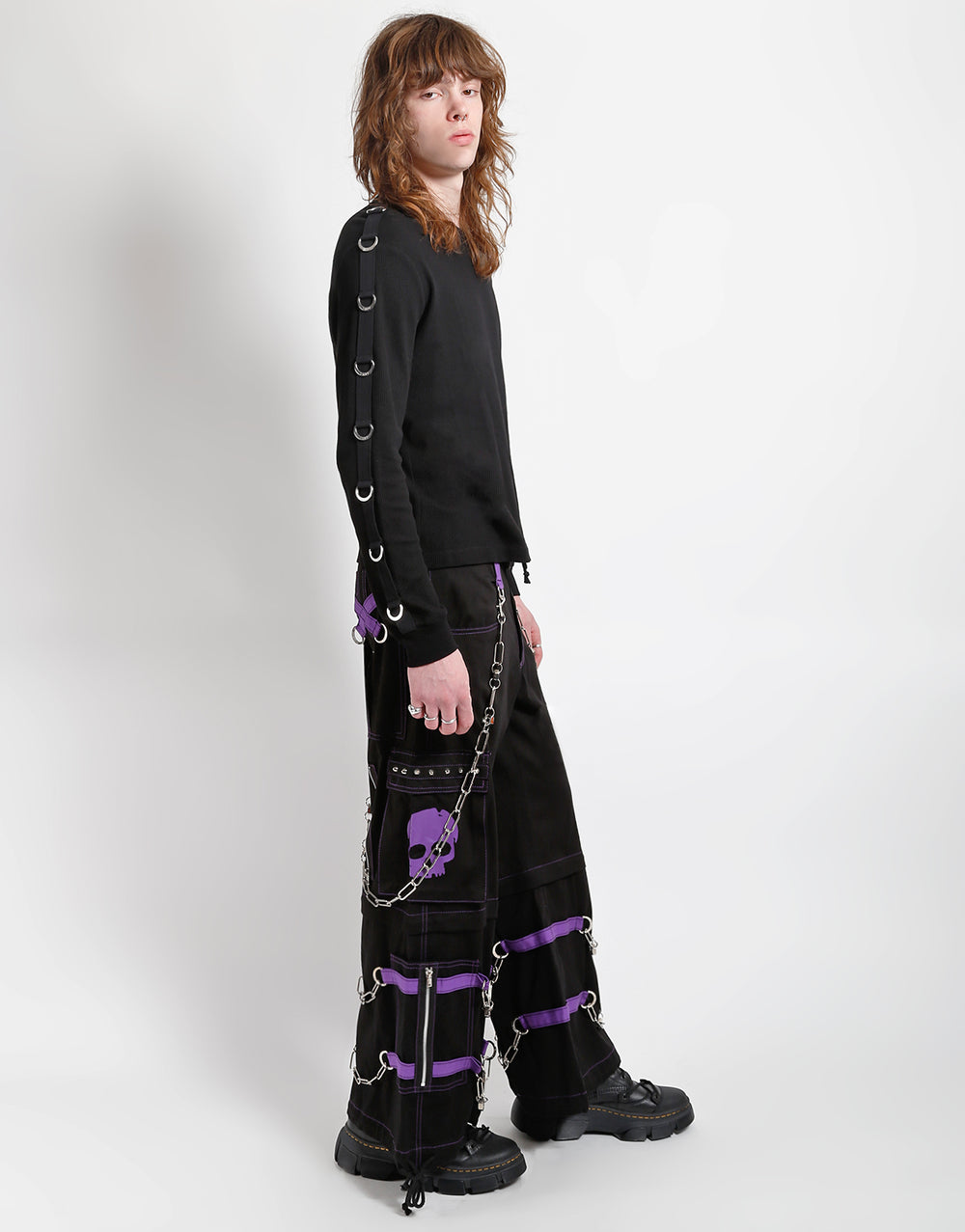 Tripp NYC Skull Zip Pant