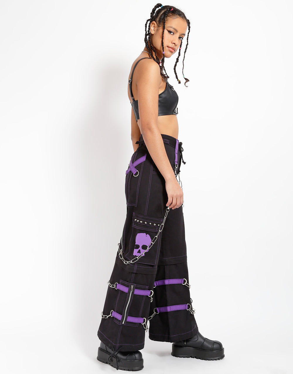 Tripp NYC Skull Zip Pant