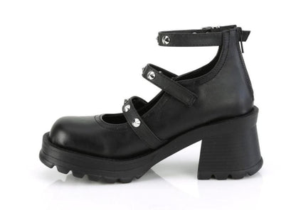 Demonia Bratty-30 Platform Mary Janes