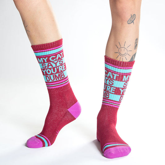 My Cat Says You're Dumb Unisex Socks