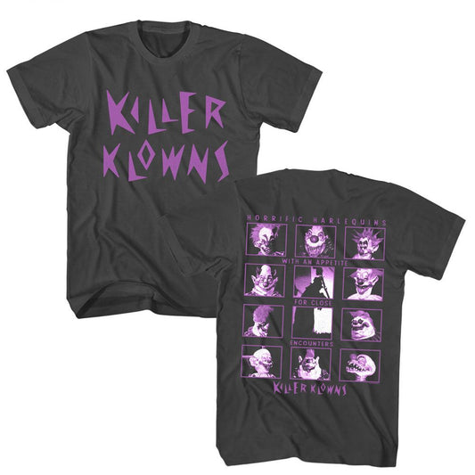 Killer Klowns Horrific Harlequins Tee