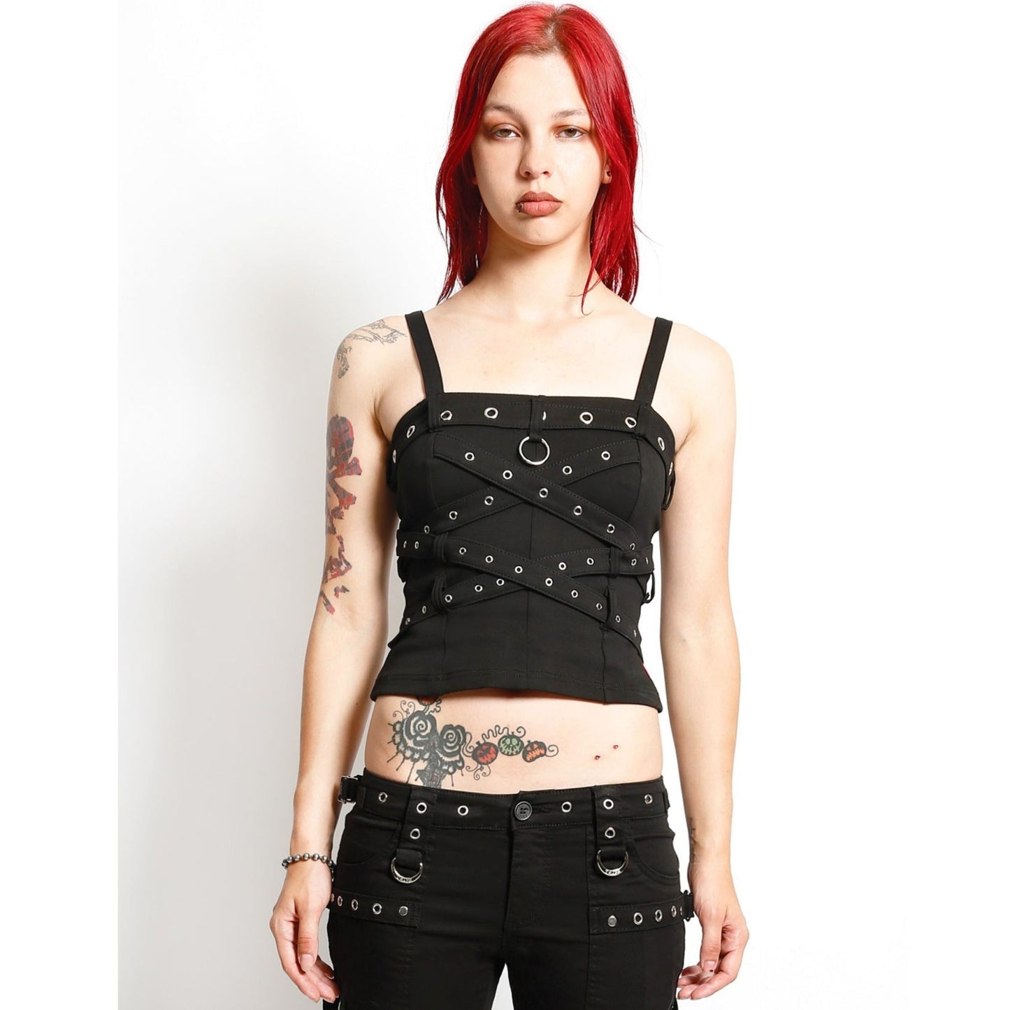 TRIPP NYC Criss Cross O-Ring Corset