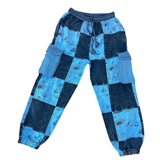 Blue Mushroom Yoga Pant