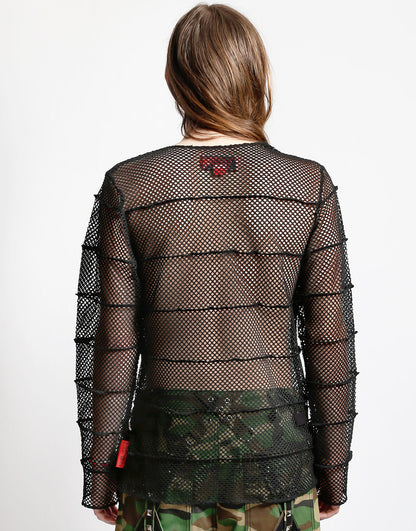 Tripp NYC Mega Mesh Stripe Jersey