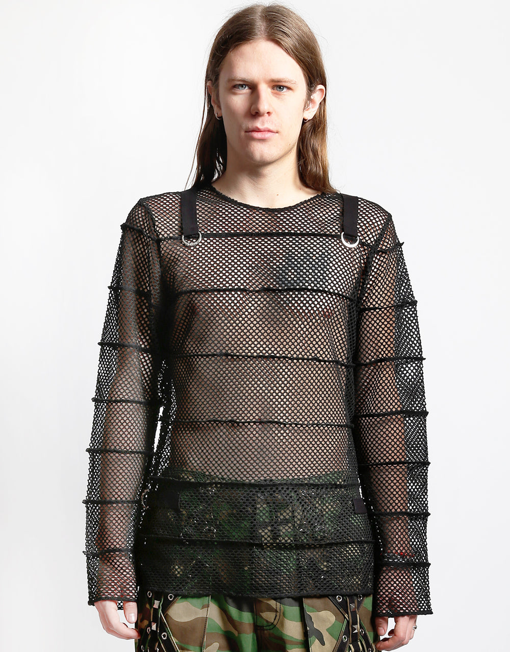 Tripp NYC Mega Mesh Stripe Jersey