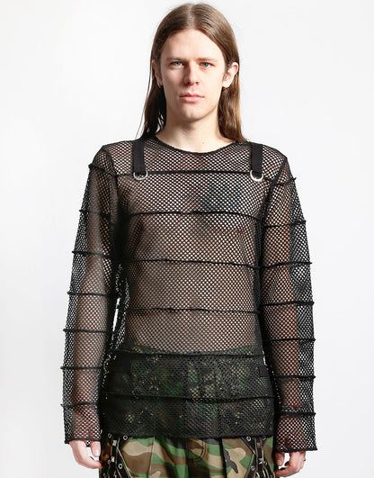 Tripp NYC Mega Mesh Stripe Jersey