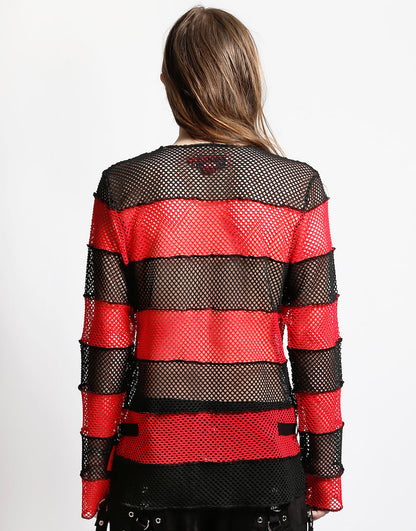 Tripp NYC Mega Mesh Stripe Jersey