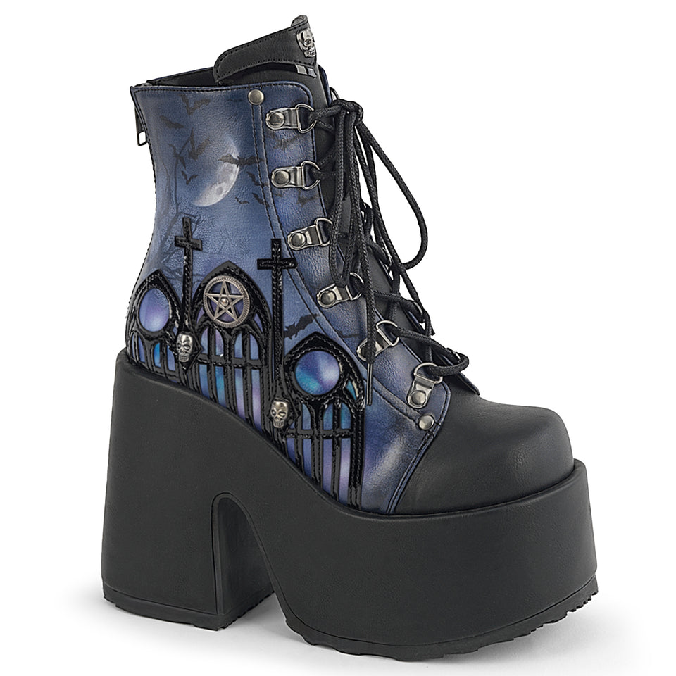 Demonia Camel-203 Cathedral Ankle Boot
