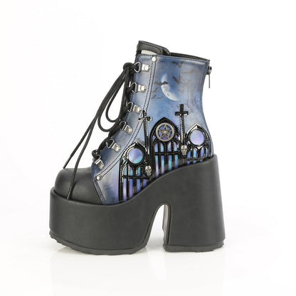 Demonia Camel-203 Cathedral Ankle Boot