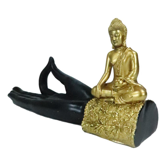 Golden Buddha Hand Incense Burner