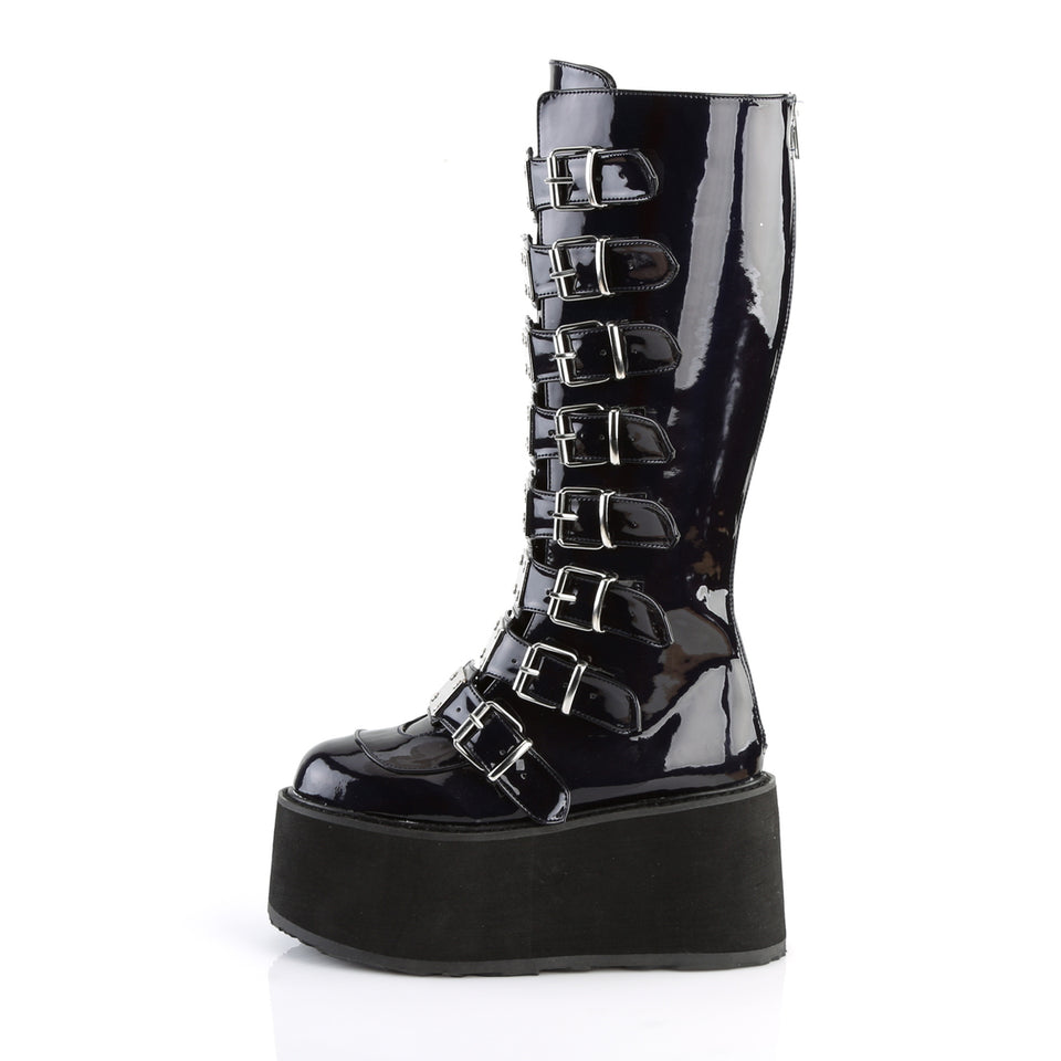 Demonia Damned-318 Hologram Boots