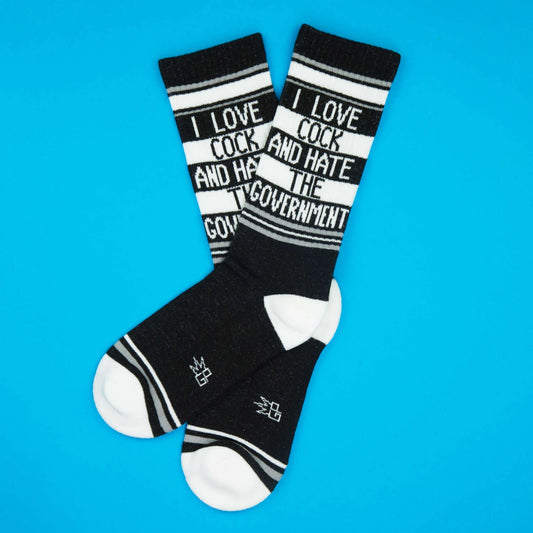 I Love Cock and Hate The Government Gym Socks