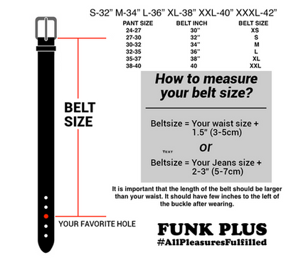 3 Row Pyramid Stud Belt