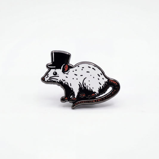 Fancy Rat Enamel Pin