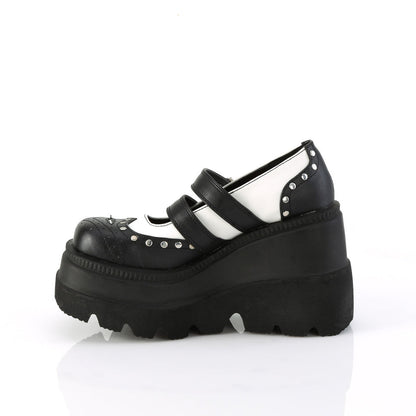 Demonia Shaker-27 Platform Mary Janes