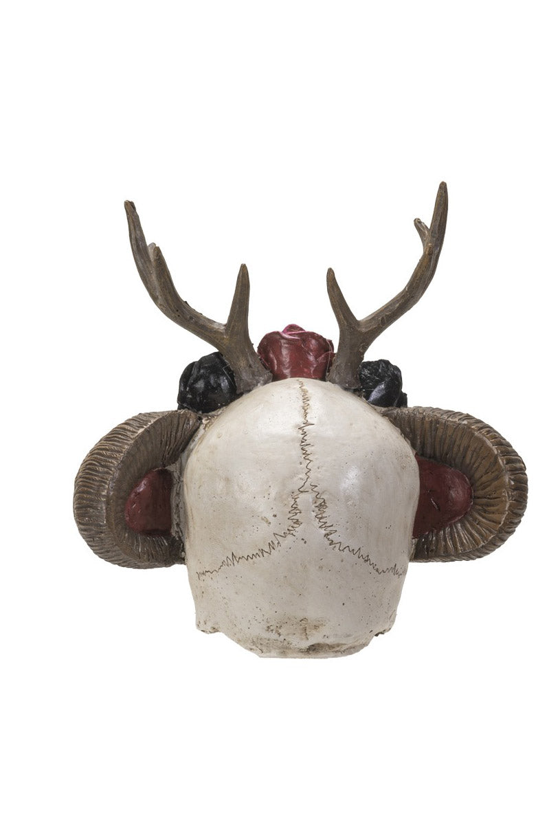 Wiccan Skull Statue