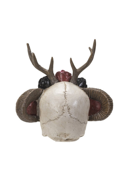 Wiccan Skull Statue